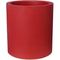 Riviera Runder Granitbehälter 50 Rot