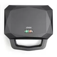 Livoo Eismaschine – – DOM461 – 12 W – 1 l – Aluminiumschüssel – Rührarm. Form für 7 Eissorten. 7 Stiele inklusive.