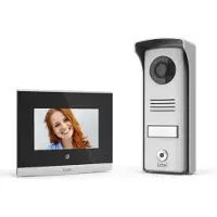 Extel Video-Türsprechanlage Compact, 4 Zoll Monitor 2-Draht, 6 Melodien, Nachtsicht, IP44