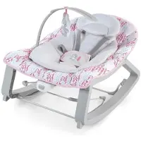 Ingenuity Keep Cozy 3-in-1 Babywippe -Lily- 3 Positionen: Bogen mit abnehmbaren Plüschtieren. Bis 18 kg