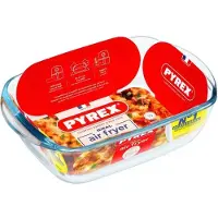 Pyrex Auflaufform Air Fryer Rechteck Transparent 23 x 15 cm