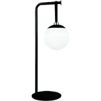 Dyberg Larsen LED-Akku-Dekolampe Odin, schwarz/weiß, IP44 dimmbar, schwarz, Kunststoff, Modern