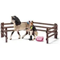 Schleich HORSE CLUB Pferdepflegeset, Andalusier, Horses, 5 Jahr(e), Mehrfarbig