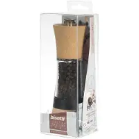 Bisetti Pisa Peppermill Wood-acrylic H18cm