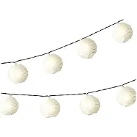Lumineo Strangbeleuchtung Solar Nylon warmweiß