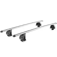Green Valley 2er Set Dachträger - - Easy One N 80 - Aluminium - Befestigung auf normalem Dach - Bis zu 75 kg