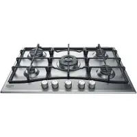 Ariston Hotpoint PCN 751 T/IX/HA, Edelstahl, Integriert, 75 cm, Gaskochfeld, Edelstahl, 5 Zone(n)