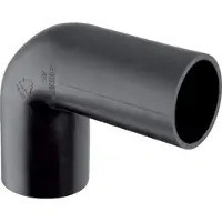 Geberit Pe Anschlussbogen 364084161 DN 56x57mm, 90Grad, PE-HD, für Manschette