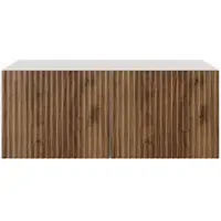 MargaretHadas24 Margaret Hadas24 TV-Schrank Noe Fernsehschrank TV-Lowboard 100 cm Hängend modernes Design Wohnzimmer Wandmontage, TV Möbel weiß, catania