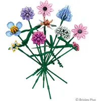 Brixies Blumen Bauset Plus Bouquet Romantic Dream - 827 Teile