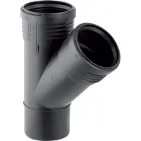 Geberit Vertriebs GmbH Silent-PP Abzweig 45Grad, mit Muffen DN90/50
