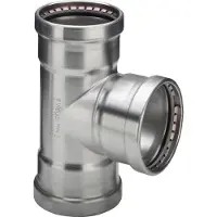 Viega T-Stück SANPRESS INOX 2318 XL 483111 108,0x42x108,0mm, aus nichtrostend Stahl