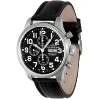 Zeno-Watch Basel Zeno-Watch - Armbanduhr - Herren - Oversized Pilot Carbon Chrono - 8557TVDD-s1