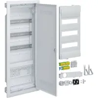 Hager VU603WWH mit Steckdose und Kunststofftür (VU603WWH)