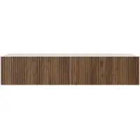 MargaretHadas24 Margaret Hadas24 TV-Schrank Mio Fernsehschrank TV-Lowboard 200 cm Hängend modernes Design Wohnzimmer Wandmontage, TV Möbel weiß, catania