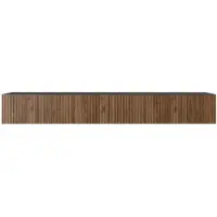 MargaretHadas24 Margaret Hadas24 TV-Schrank Noe Fernsehschrank TV-Lowboard 300 cm Hängend modernes Design Wohnzimmer Wandmontage, TV Möbel schwarz, catania