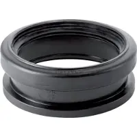 Geberit Pe Anschluss-Steckmuffe 367794161 PE-HD, DN 100/100, mit Lippendichtung, für Wand-WC
