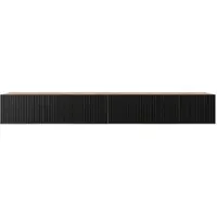 MargaretHadas24 Margaret Hadas24 TV-Schrank Mio Fernsehschrank TV-Lowboard 300 cm Hängend modernes Design Wohnzimmer Wandmontage, TV Möbel artisan, schwarz