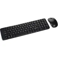 Logitech Wireless Combo MK220 - Tastatur-und-Maus-Set - kabellos - 2.4 GHz - Italienisch - Dunkelgrau