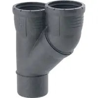 Geberit Silent-Pro Parallelabzweig 45 Grad d 90mm, d1 90mm 393457141