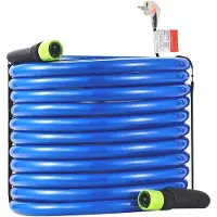 StarTech.com Beheizter Trinkwasserschlauch Wohnmobil/RV - Heizschlauch 22,9 m - Frostsicher bis 42,7 °C - Selbstregulierend - Gewebe - Armeegrün