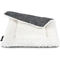Lionto Katzen-Wendedecke, flauschige, wendbare Decke für Sofa, Körbchen & Fensterbrett, pflegeleicht & robust, 50x35 cm