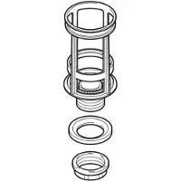 Geberit Bassin, passend für AP-Spülkasten AP128, mit Spül-Stopp-Funktion, komplett