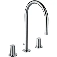Laufen H3123330042211 3-Loch WT-Mischer K-Schwenk