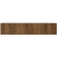 MargaretHadas24 Margaret Hadas24 TV-Schrank Noe Fernsehschrank TV-Lowboard 200 cm Hängend modernes Design Wohnzimmer Wandmontage, TV Möbel weiß, catania