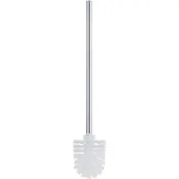 Keuco Ersatz Toilettenbürste Plan 14972174000 Aluminium finish, mit Bürstenkopf weiss