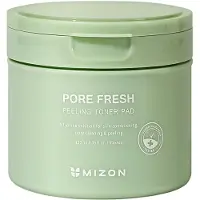 Mizon Pore Fresh Peeling-Pads für das Gesicht für empfindliche Haut mit Neigung zu Akne 60 St.