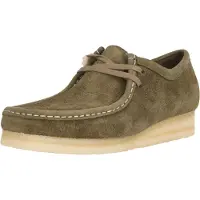 Clarks Originals Schnürschuhe Wallabee aus hochwertigem Oasis-Wildleder 5229PaleKhakiSuede 44