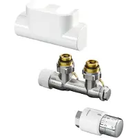 Oventrop Anschlussset Multiblock T Eck, weiss, Uni SH