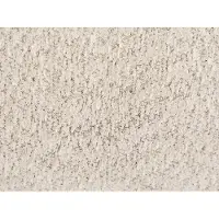 Vente-unique Bett mit Bettkasten 140 x 190 cm mit Bouclé-Stoff - Beige - NULOX von YSMÉE