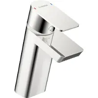 Hansa Einhebelmischer Waschtischbatterie HANSASTELA Ausladung 144mm Chrom, 57082273
