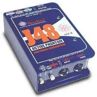 Radial J48 Aktive DI Box mit Phantomspeisung