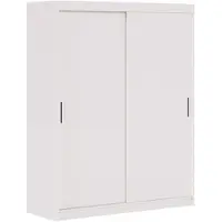 Masseno Schiebetürenschrank TELA 100/205/60cm 2-türig Weiß