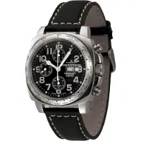 Zeno-Watch Basel Zeno-Watch - Armbanduhr - Herren - Square Pilot Chrono Tachymeter - 3557TVDDT-a1