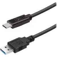 Vivanco ViVancoUSB-A/USB-C-Kabel, 1 m, USB A, USB C, USB 3.2 Gen 1 (3.1 Gen 1), Schwarz