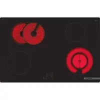 Bosch Serie 4 PKN811BA2E, Schwarz, Integriert, 80 cm, Keramik, Glaskeramik, 4 Zone(n)