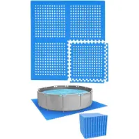 Eyepower Poolunterlage für 366 cm Pool - 52 EVA Matten - 1cm Outdoor Unterlegmatten Set