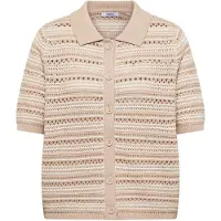 Cecil Strickjacke Kurzarm Cardigan mit Polokragen