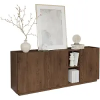 Mirjan 24 Sideboard Mirtu K200, Stilvoll Wohnzimmer, Sideboard mit drei Drehtüren (Farbe: Baltic Storm)