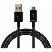 Samsung MicroUSB 2.0, Micro-USB B, Micro-USB B, 2.0, Männlich/Männlich, 480 Mbit/s, Schwarz