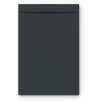 STANO Mineralguss-Duschwanne extra flach VORTEX Schieferoptik Anthrazit 80x150 cm