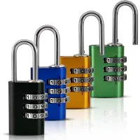OEM Klein Metall-Schloss 3-Ziffern-Code, wetterfest, für Garage, Sport