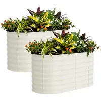 StarTech.com Hochbeet - Metall Pflanzkasten 120x60x60 cm - Bodenlos - Für Gemüse und Blumen - Outdoor - Mit Sicherheitskante & verstärkten Querstreben
