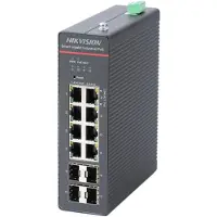 Hikvision DS-3T1512HP-SI-8P4F Industrie-Switch PoE
