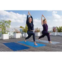 Yogistar yogimat sun travel Yogamatte Naturkautschuk 200x65x1,3mm ultrarutschfest leicht faltbar extralang extrabreit schadstofffrei