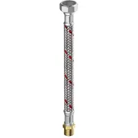 Flamco Meiflex Panzerschlauch M4315.1107.50 3/4" x 3/4" IG/AG, 12 x 500 mm, Edelstahl, Heizung/Klima